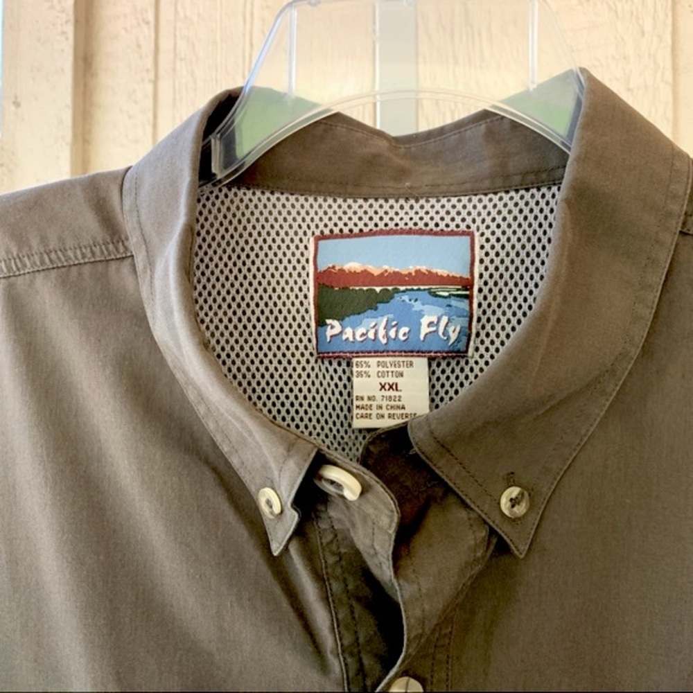 Pacific Fly Cotton Button Down Fishing Shirt | XXL - Picture 8 of 9